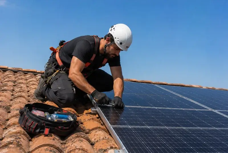 Maintenance et monitoring de panneaux solaires à Sauternes